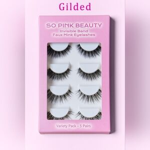 So Pink Beauty Gilded Eye Faux Mink Eyelashes